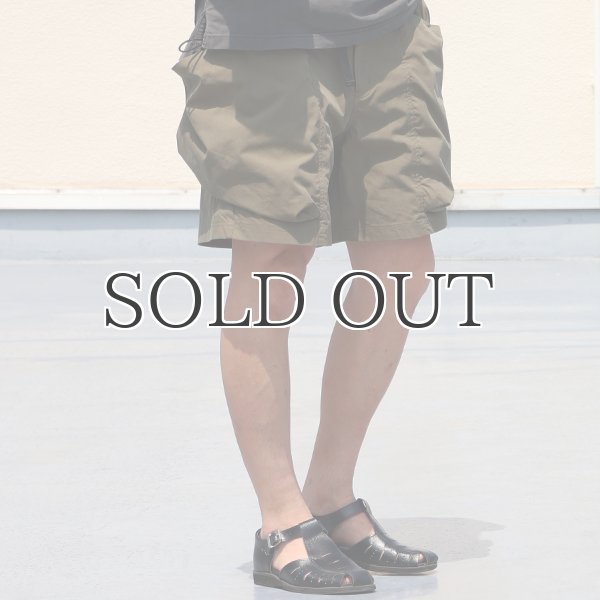 画像9: 綿ナイロンキャンバス サイドドローコード ビックポケット カーゴ イージーショーツ /Audience (9)
