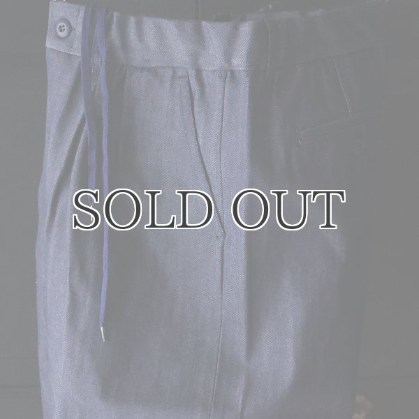 画像8: 「備後」 12オンス セルヴィッチ 赤耳デニム 2タック ワイド イージーパンツ【MADE IN JAPAN】『日本製』【送料無料】/ Upscape Audience (8)