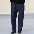 画像2: 「備後」 12オンス セルヴィッチ 赤耳デニム 2タック ワイド イージーパンツ【MADE IN JAPAN】『日本製』/ Upscape Audience (2)