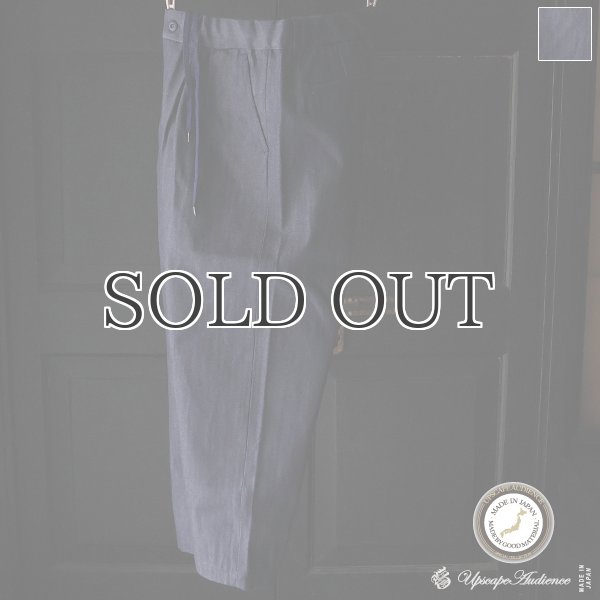 画像1: 「備後」 12オンス セルヴィッチ 赤耳デニム 2タック ワイド イージーパンツ【MADE IN JAPAN】『日本製』【送料無料】/ Upscape Audience (1)