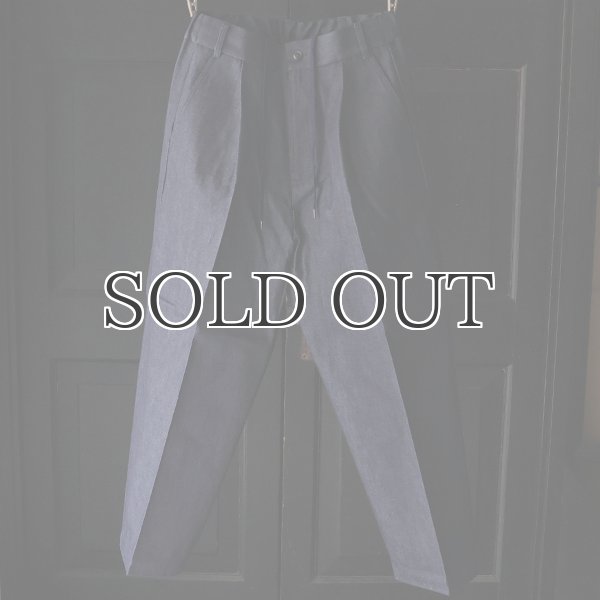 画像2: 「備後」11oz セルヴィッチ 赤耳デニム 1タック ワイド バレル イージーパンツ【MADE IN JAPAN】『日本製』【送料無料】/ Upscape Audience (2)