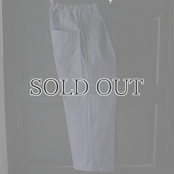 画像5: 「備後」11oz セルヴィッチ 赤耳デニム 1タック ワイド バレル イージーパンツ【MADE IN JAPAN】『日本製』【送料無料】/ Upscape Audience (5)