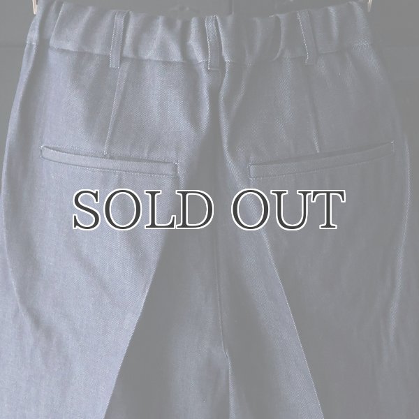 画像7: 「備後」11oz セルヴィッチ 赤耳デニム 1タック ワイド バレル イージーパンツ【MADE IN JAPAN】『日本製』【送料無料】/ Upscape Audience (7)