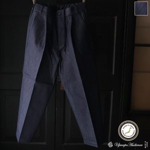 画像: 「備後」11oz セルヴィッチ 赤耳デニム 1タック ワイド バレル イージーパンツ【MADE IN JAPAN】『日本製』【送料無料】/ Upscape Audience
