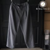 画像: LANATEC® (ラナテック) TECH シャンブレーシャークスキン 1タック カーヴド イージーパンツ【MADE IN JAPAN】『日本製』【送料無料】/ Upscape Audience