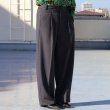 画像5: Naturemier（ナチュレミア）TECH ウールライクツイル 1タック ワイド バレル イージーパンツ【MADE IN JAPAN】『日本製』【送料無料】/ Upscape Audience (5)