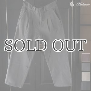 画像: ピグメントヘビー裏起毛(14オンス)2タック イージーワイドパンツ / Audience