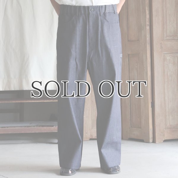 画像3: 「備後」8オンス ムラデニム ワイド イージーペインターパンツ【MADE IN JAPAN】『日本製』【送料無料】/ Upscape Audience (3)