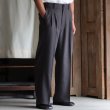 画像5: LANATEC® (ラナテック) TECH ウールライクツイル 2タック ワイドストレート イージーパンツ【MADE IN JAPAN】『日本製』【送料無料】/ Upscape Audience (5)