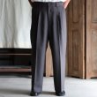 画像6: LANATEC® (ラナテック) TECH ウールライクツイル 2タック ワイドストレート イージーパンツ【MADE IN JAPAN】『日本製』【送料無料】/ Upscape Audience (6)