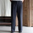 画像9: LANATEC® (ラナテック) TECH ウールライクツイル 2タック ワイドストレート イージーパンツ【MADE IN JAPAN】『日本製』【送料無料】/ Upscape Audience (9)