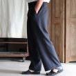 画像10: LANATEC® (ラナテック) TECH ウールライクツイル 2タック ワイドストレート イージーパンツ【MADE IN JAPAN】『日本製』【送料無料】/ Upscape Audience (10)