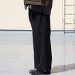 画像4: LANATEC® (ラナテック) TECH ウールライクツイル 2タック ワイドストレート イージーパンツ【MADE IN JAPAN】『日本製』【送料無料】/ Upscape Audience (4)