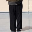 画像7: LANATEC® (ラナテック) TECH ウールライクツイル 2タック ワイドストレート イージーパンツ【MADE IN JAPAN】『日本製』【送料無料】/ Upscape Audience (7)