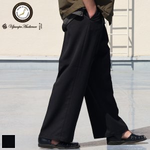 画像: LANATEC® (ラナテック) TECH ウールライクツイル 2タック ワイドストレート イージーパンツ【MADE IN JAPAN】『日本製』【送料無料】/ Upscape Audience