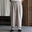 画像15: Reflax®(リフラクス) TECH リネンライクキャンバス 2タック ペグトップ ワイドテーパード イージーパンツ【MADE IN JAPAN】『日本製』/ Upscape Audience (15)