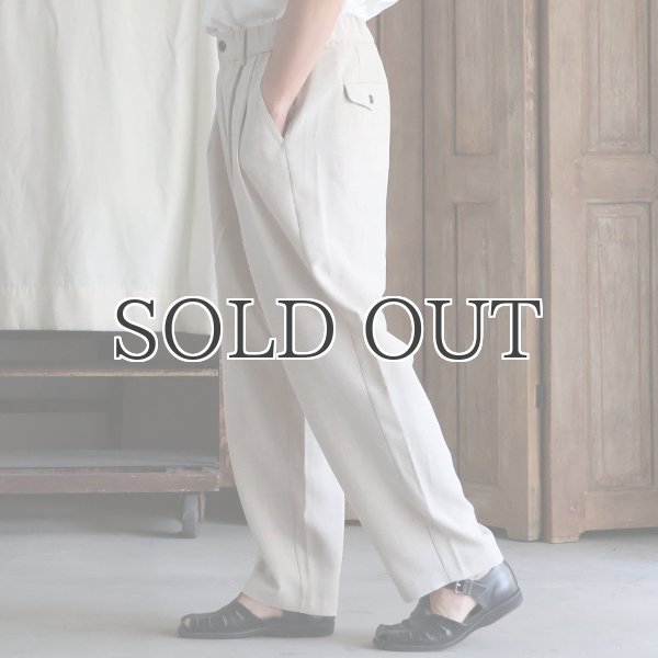 画像16: Reflax®(リフラクス) TECH リネンライクキャンバス 2タック ペグトップ ワイドテーパード イージーパンツ【MADE IN JAPAN】『日本製』/ Upscape Audience (16)