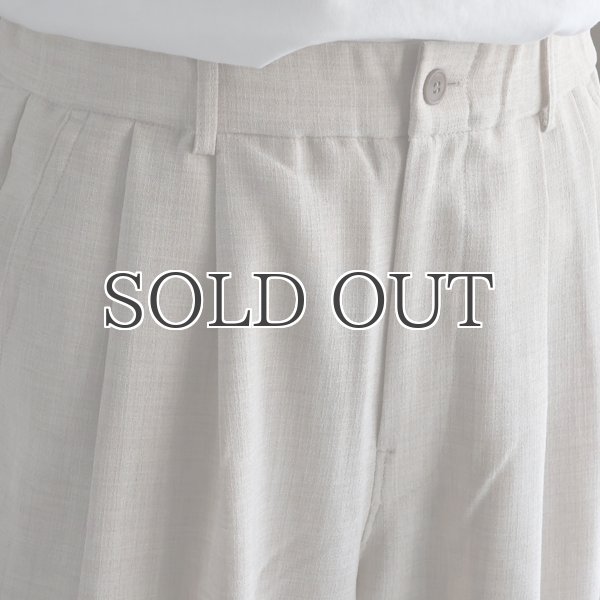 画像18: Reflax®(リフラクス) TECH リネンライクキャンバス 2タック ペグトップ ワイドテーパード イージーパンツ【MADE IN JAPAN】『日本製』/ Upscape Audience (18)