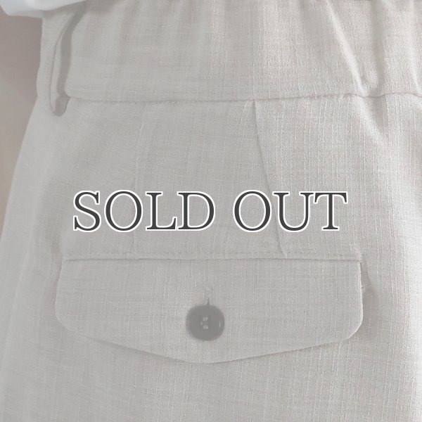 画像19: Reflax®(リフラクス) TECH リネンライクキャンバス 2タック ペグトップ ワイドテーパード イージーパンツ【MADE IN JAPAN】『日本製』/ Upscape Audience (19)