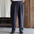 画像6: Reflax®(リフラクス) TECH リネンライクキャンバス 2タック ペグトップ ワイドテーパード イージーパンツ【MADE IN JAPAN】『日本製』/ Upscape Audience (6)