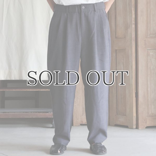 画像6: Reflax®(リフラクス) TECH リネンライクキャンバス 2タック ペグトップ ワイドテーパード イージーパンツ【MADE IN JAPAN】『日本製』/ Upscape Audience (6)