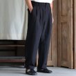 画像8: Reflax®(リフラクス) TECH リネンライクキャンバス 2タック ペグトップ ワイドテーパード イージーパンツ【MADE IN JAPAN】『日本製』/ Upscape Audience (8)