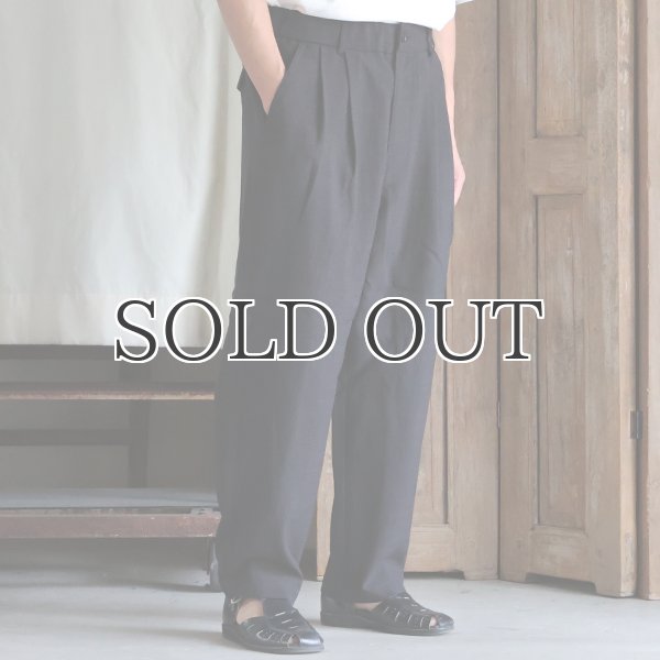 画像8: Reflax®(リフラクス) TECH リネンライクキャンバス 2タック ペグトップ ワイドテーパード イージーパンツ【MADE IN JAPAN】『日本製』/ Upscape Audience (8)