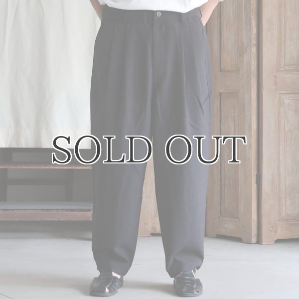 画像9: Reflax®(リフラクス) TECH リネンライクキャンバス 2タック ペグトップ ワイドテーパード イージーパンツ【MADE IN JAPAN】『日本製』/ Upscape Audience (9)