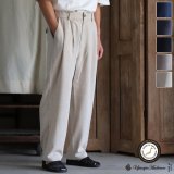 画像: Reflax®(リフラクス) TECH リネンライクキャンバス 2タック ペグトップ ワイドテーパード イージーパンツ【MADE IN JAPAN】『日本製』/ Upscape Audience