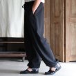 画像7: Naturemier™（ナチュレミア）TECH リネンライクトロワッシャー 1タック カーヴド ドロストパンツ【MADE IN JAPAN】『日本製』【送料無料】/ Upscape Audience (7)