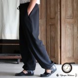 画像: Naturemier™（ナチュレミア）TECH リネンライクトロワッシャー 1タック カーヴド ドロストパンツ【MADE IN JAPAN】『日本製』【送料無料】/ Upscape Audience