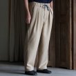 画像6: 「北陸」LUANA®︎（ルアナ）吸水速乾・ストレッチ・静電気防止「多機能TECH」タンソウストレッチツイル 2タック ワイドテーパード イージーパンツ【MADE IN JAPAN】『日本製』【送料無料】/ Upscape Audience  (6)