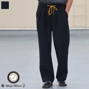 画像: 「北陸」LUANA®︎(ルアナ)吸水速乾・ストレッチ・静電気防止「多機能TECH」タンソウストレッチツイル 2タック ワイドテーパード イージーパンツ【MADE IN JAPAN】『日本製』【送料無料】/ Upscape Audience