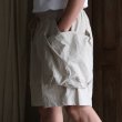 画像5: 「和歌山」綿麻ビンテージソフトキャンバス ガーデニングカーゴ イージーショーツ【MADE IN JAPAN】『日本製』 / Upscape Audience (5)