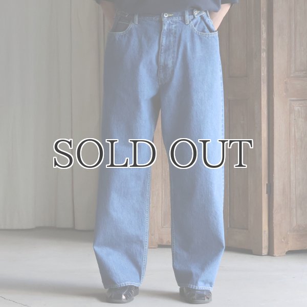 画像3: 「備中」12.5oz セルヴィッチ 赤耳デニム ヴィンテージWASH 5ポケ アジャスターワイドパンツ【MADE IN JAPAN】『日本製』【送料無料】/ Upscape Audience【ご予約商品・6月上旬〜下旬予定】 (3)