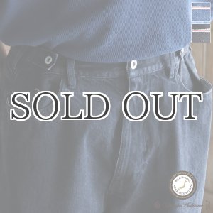 画像: 「備中」12.5oz セルヴィッチ 赤耳デニム ヴィンテージWASH 5ポケ アジャスターワイドパンツ【MADE IN JAPAN】『日本製』【送料無料】/ Upscape Audience【ご予約商品・6月上旬〜下旬予定】