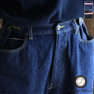 画像: 「備中」12.5oz セルヴィッチ 赤耳デニム 5ポケ アジャスターワイドパンツ【MADE IN JAPAN】『日本製』【送料無料】/ Upscape Audience