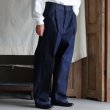 画像6: 「備中備後」12オンス 空紡糸（オープンエンド）70-80年代風デニム 1タック ワイド バレル イージーパンツ【MADE IN JAPAN】『日本製』【送料無料】/ Upscape Audience【ご予約商品・9月9日頃入荷予定】 (6)