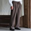 画像18: LANATEC® (ラナテック) Labo(ラボ) TECH ウールライク カラーミックス ヘリンボーンツィード 2タック イージー ワイドパンツ【MADE IN JAPAN】『日本製』【送料無料】/ Upscape Audience (18)