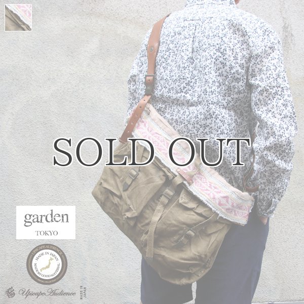 画像1: チェコ軍ハンドメイドリメイクブランケット生地使いショルダーバッグ【MADE IN JAPAN】 【送料無料】 / Audience × garden TOKYO (1)
