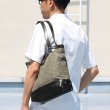 画像3: デッドストックレインカモテント生地×Leather Travel Mini Tote Bag 【送料無料】 / Upscape Audience VASCO (3)