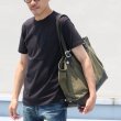 画像8: デッドストックレインカモテント生地×Leather Travel Tote Bag 【送料無料】 / Upscape Audience VASCO (8)