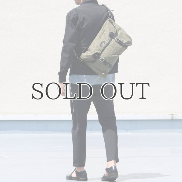 画像13: VASCO デッドストックレインカモテント生地×Leather Fishing Shoulder Bag 【送料無料】 / Upscape Audience (13)