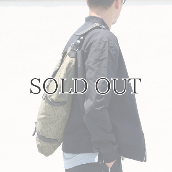 画像14: VASCO デッドストックレインカモテント生地×Leather Fishing Shoulder Bag 【送料無料】 / Upscape Audience (14)