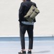 画像4: VASCO デッドストックレインカモテント生地×Leather Fishing Shoulder Bag 【送料無料】 / Upscape Audience (4)