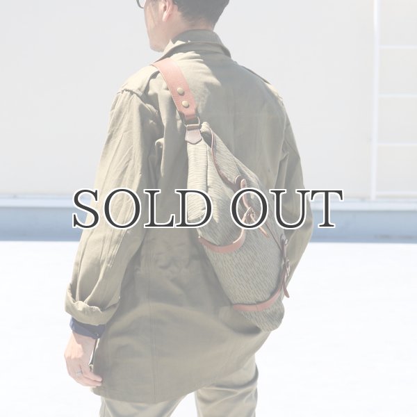 画像11: VASCO デッドストックレインカモテント生地×Leather Fishing Shoulder Bag 【送料無料】 / Upscape Audience (11)