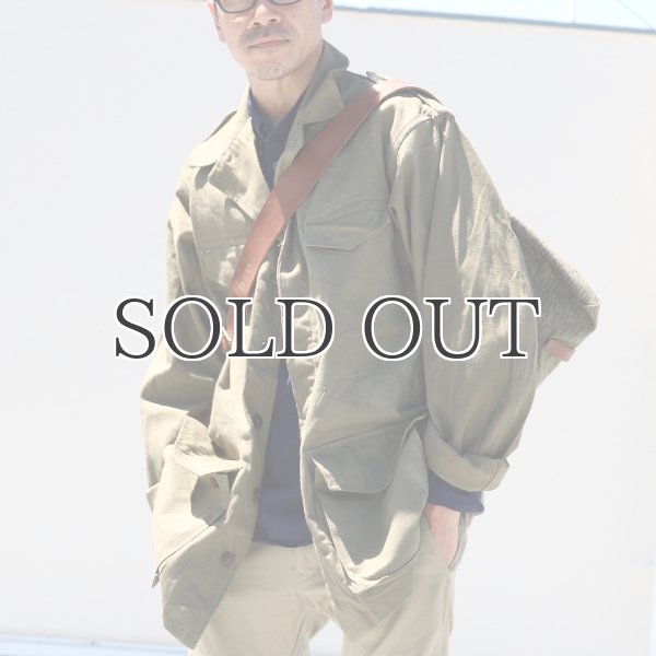 画像7: VASCO デッドストックレインカモテント生地×Leather Fishing Shoulder Bag 【送料無料】 / Upscape Audience (7)