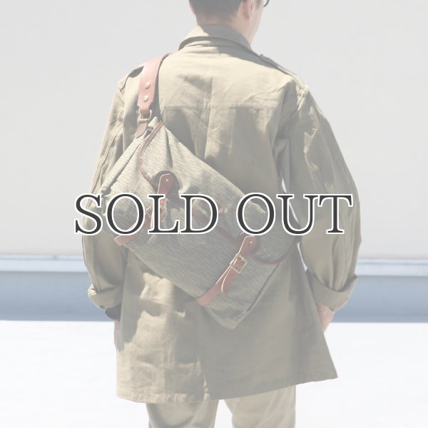 画像8: VASCO デッドストックレインカモテント生地×Leather Fishing Shoulder Bag 【送料無料】 / Upscape Audience (8)