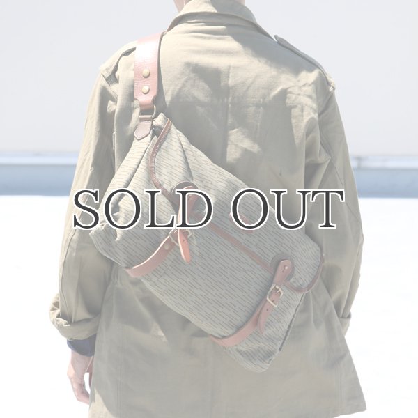 画像10: VASCO デッドストックレインカモテント生地×Leather Fishing Shoulder Bag 【送料無料】 / Upscape Audience (10)