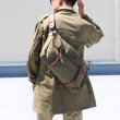 画像3: VASCO デッドストックレインカモテント生地×Leather Fishing Shoulder Bag 【送料無料】 / Upscape Audience (3)